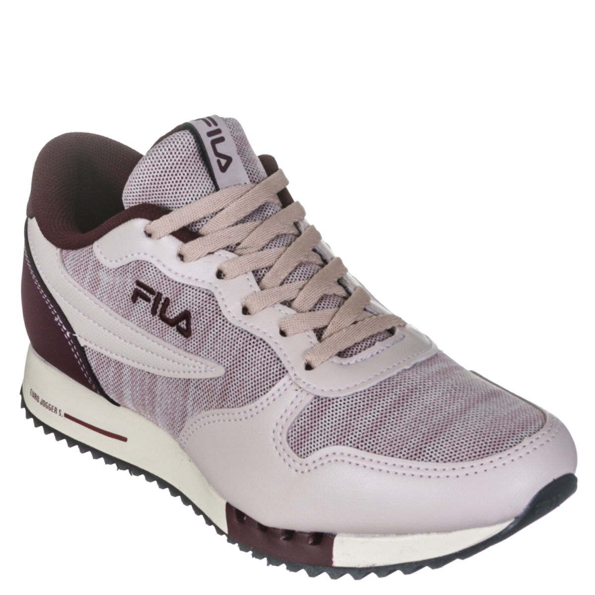 Tênis Fila Euro Jogger Sport Feminino Casual - Rosa/Bordô