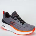 Tênis Skechers Fluid Motion Masculino Corrida - Caminhada - Cinza/Laranja