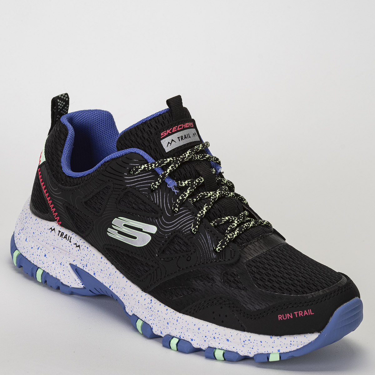 Tênis Skechers Hillcrest- Pure Escapade Feminino Aventura - Trail - Preto/Azul