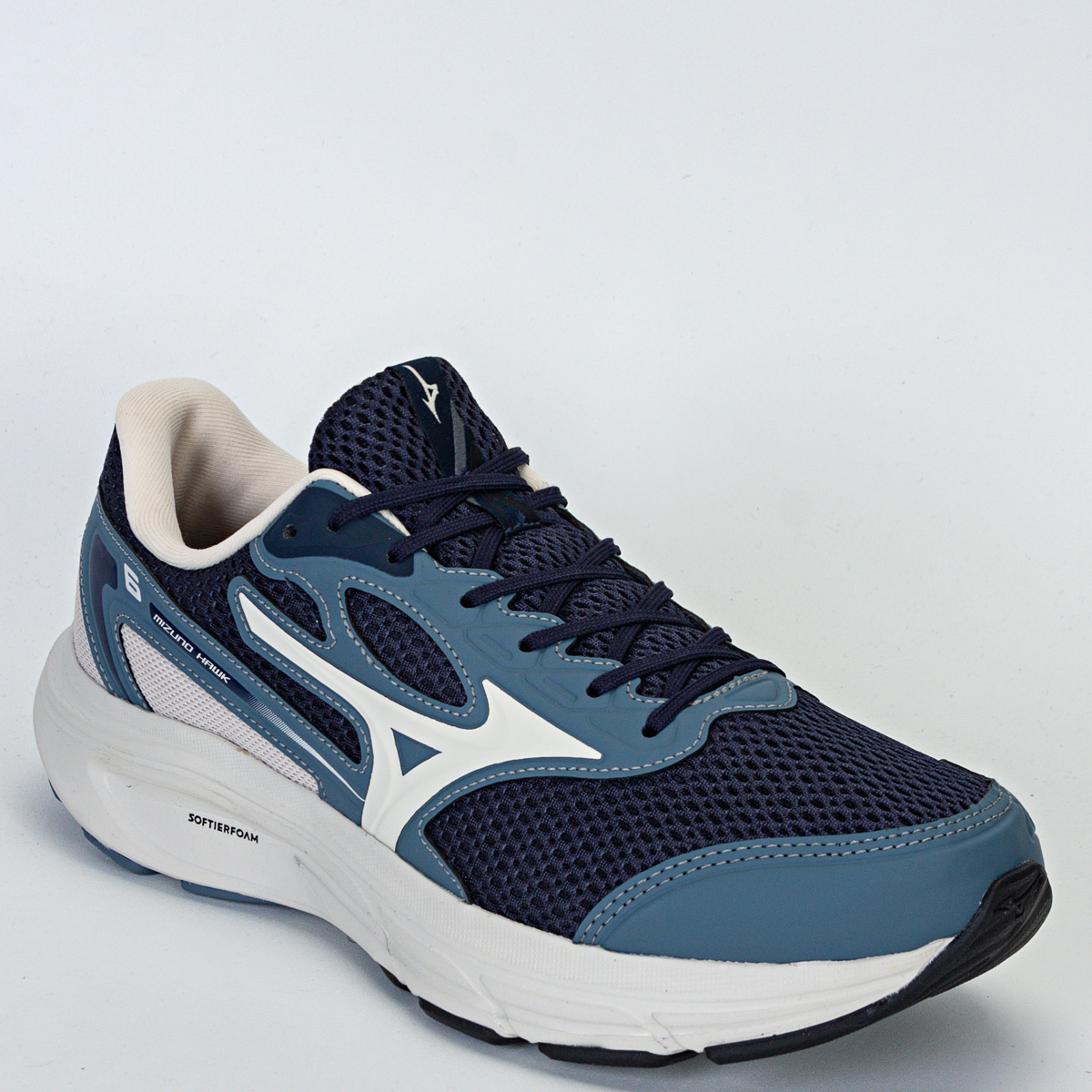 Tênis Mizuno Hawk 6 Unissex Corrida - Caminhada - Marinho