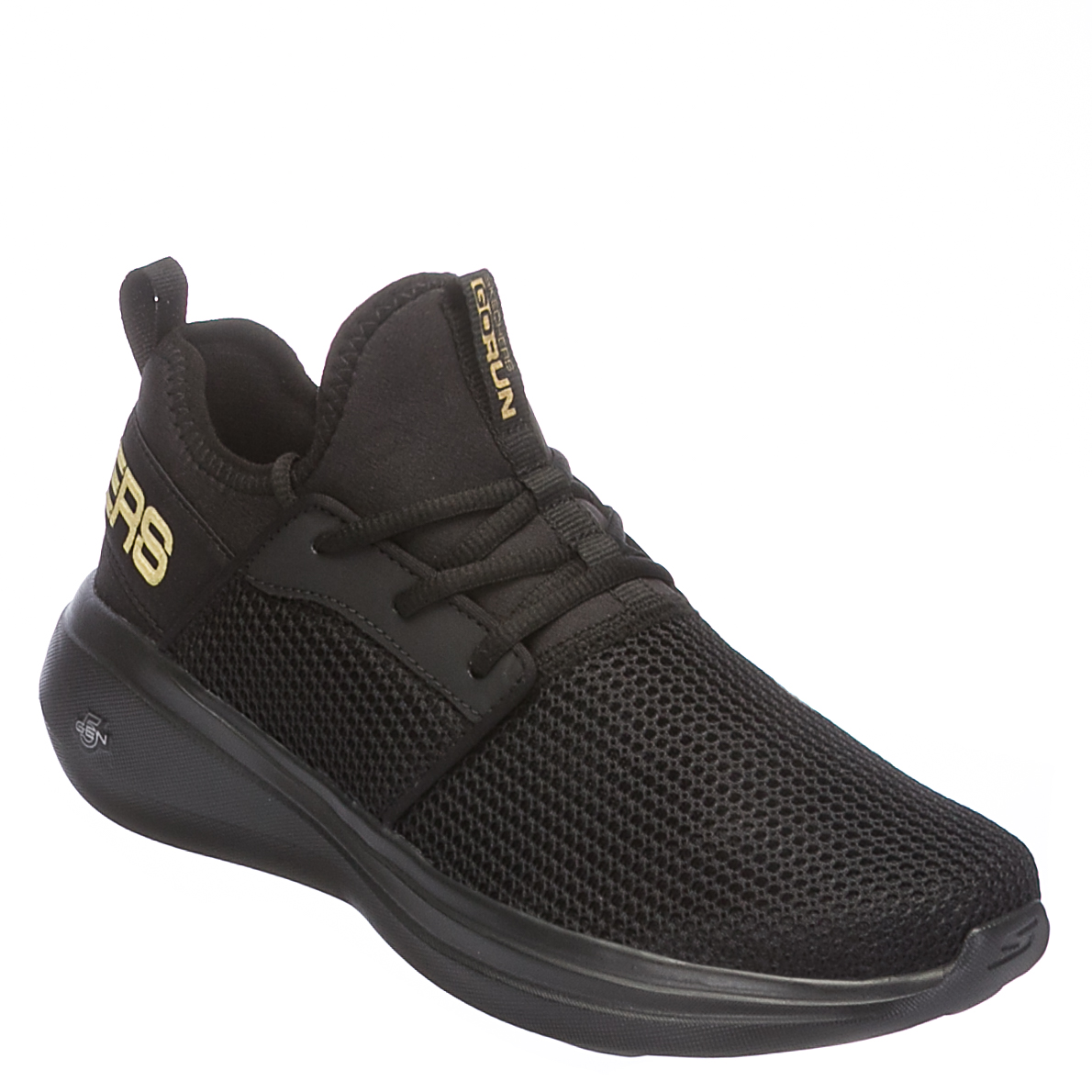 Tênis Skechers Go Run Fast Feminino Corrida - Preto/Dourado