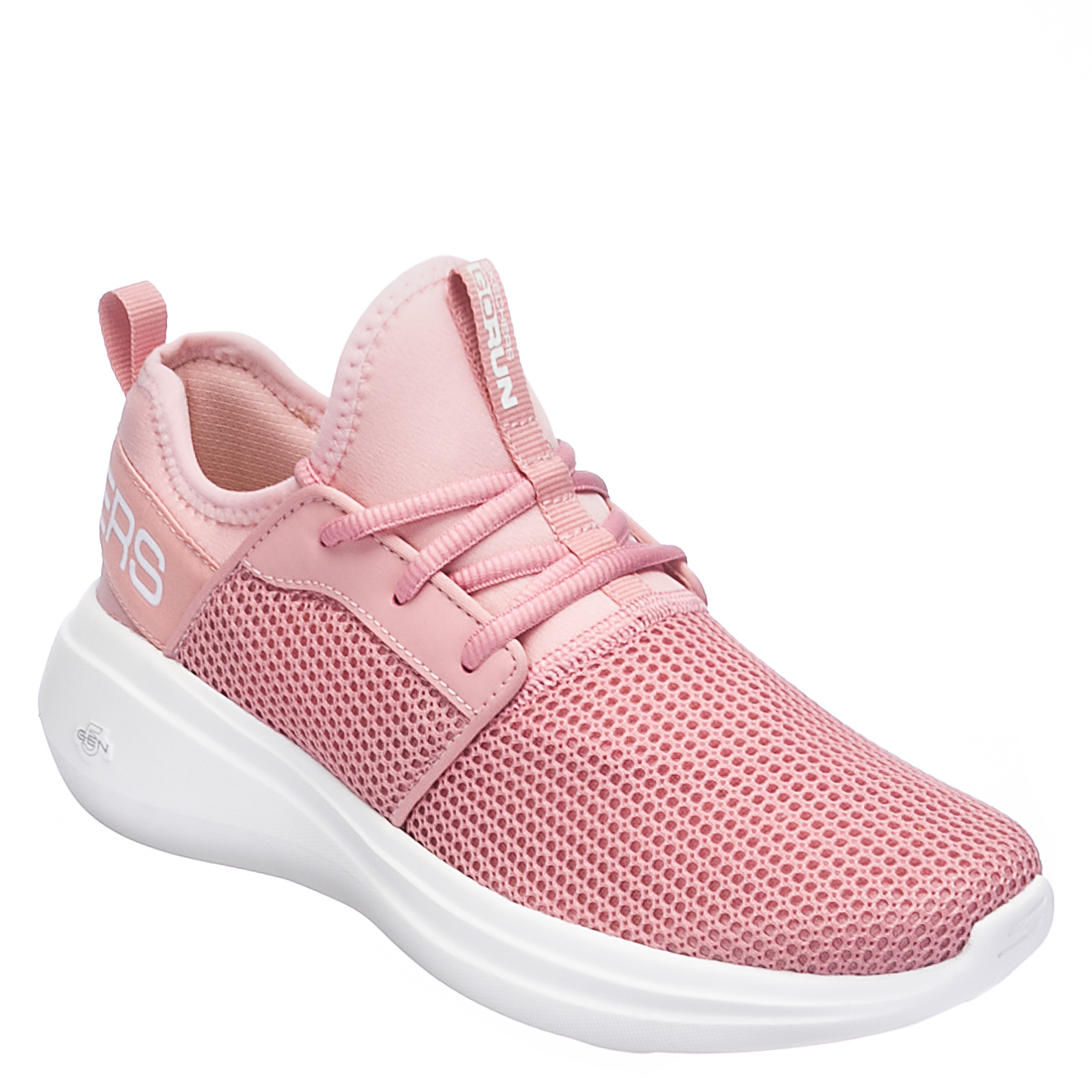 Tênis Skechers Go Run Fast Feminino Corrida - Caminhada - Salmão/Branco