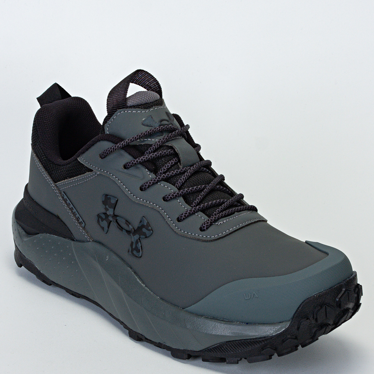Tênis Under Armour Defense Low Masculino Aventura - Trail - Cinza Escuro/Preto