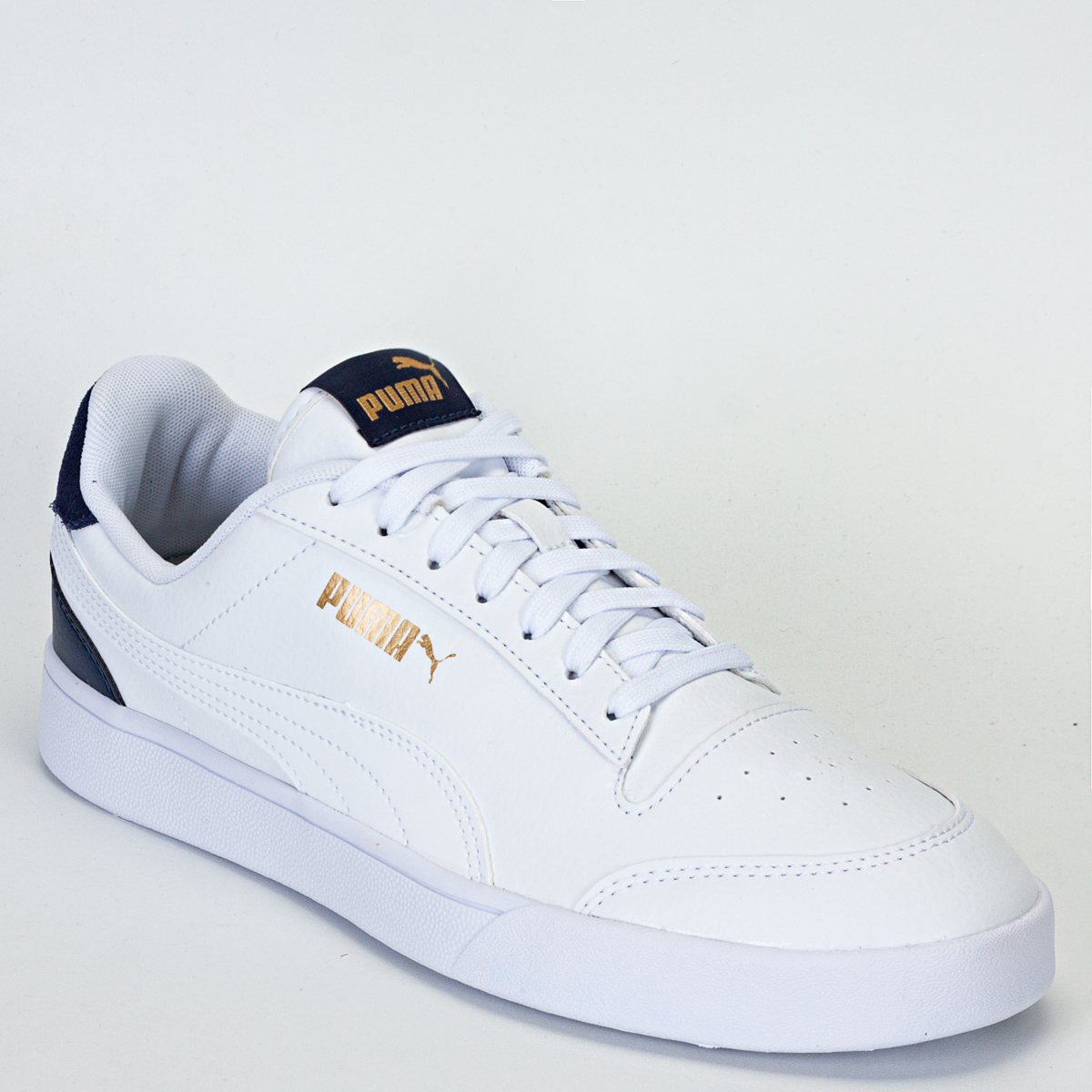 Tênis Puma Shuffle Masculino Casual - Branco/Marinho