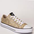 Tênis Oxto Planet Shoes Los Angeles 2 Glitter Unissex Casual - Dourado