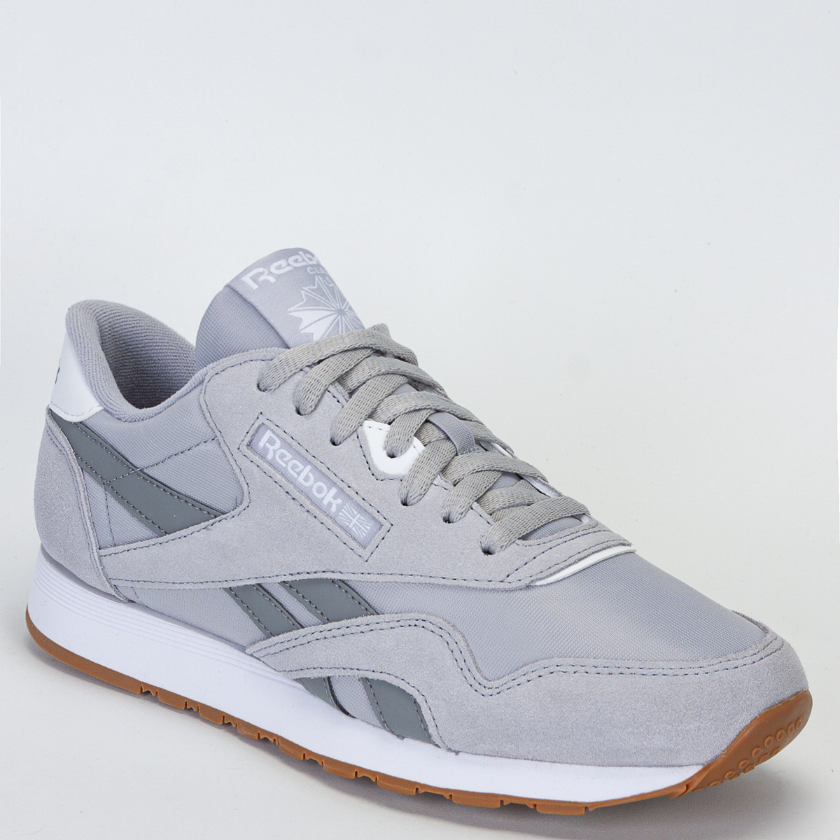 Tênis Reebok Classic Nylon Masculino Casual - Cinza/Branco