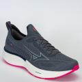 Tênis Mizuno Cool Ride 3 Feminino Corrida - Caminhada - Chumbo/Pink