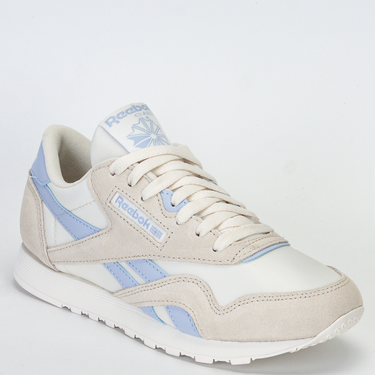 Tênis Reebok Classic Nylon Feminino Casual - Bege/Azul