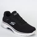 Tênis Skechers Go Walk 7 - The Construct Masculino Caminhada - Preto/Branco