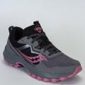 Tênis Saucony Excursion Tr 16 Feminino Aventura - Trail - Cinza/Rosa