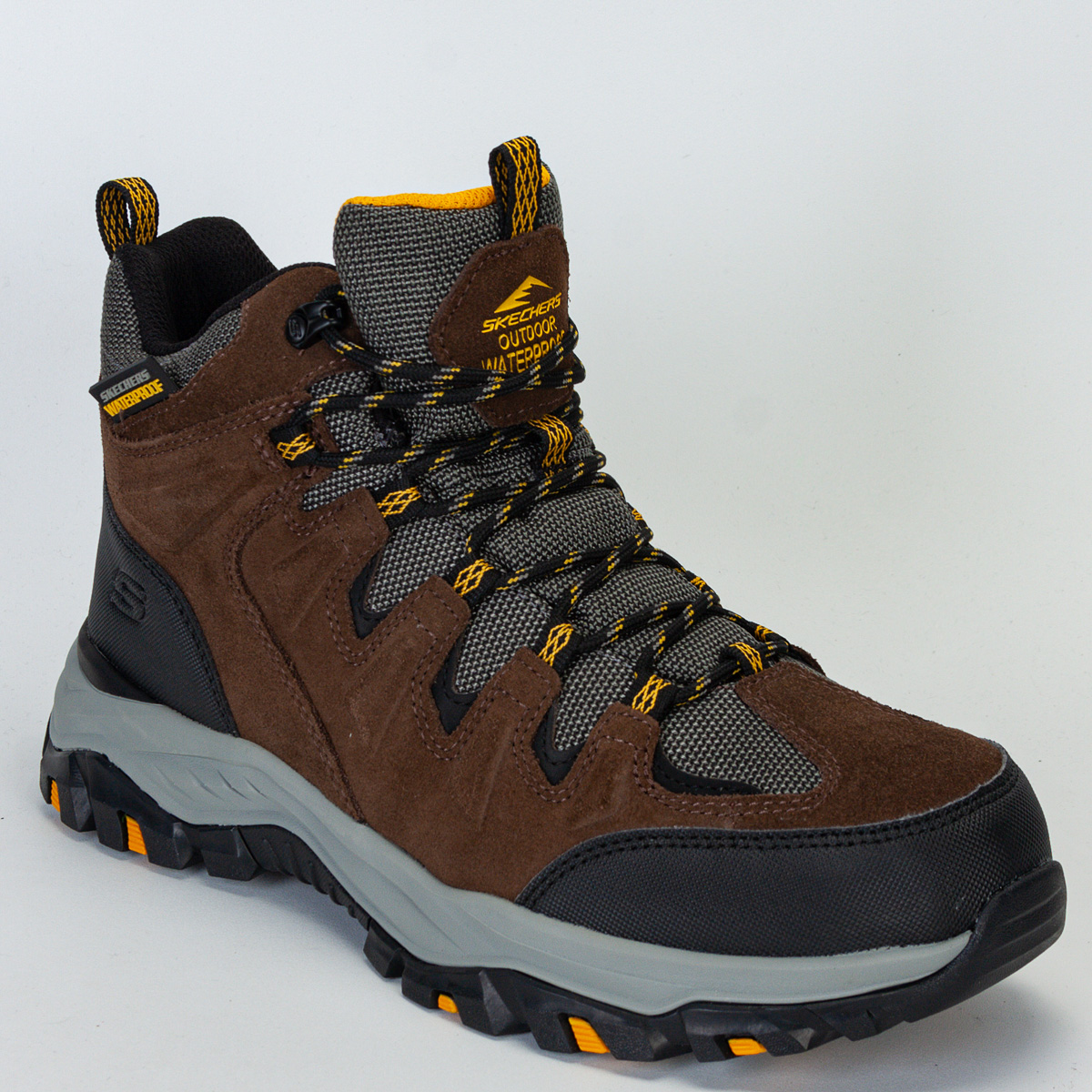 Tênis Skechers Rickter Branson Masculino Aventura - Trail - Caqui
