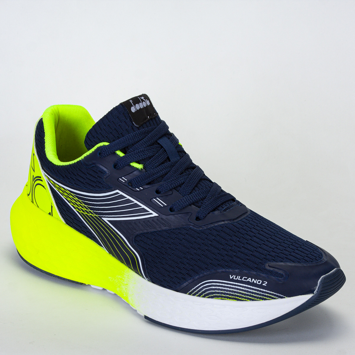 Tênis Diadora Jogger Vulcano 2 Masculino Esportivo - Marinho/Branco
