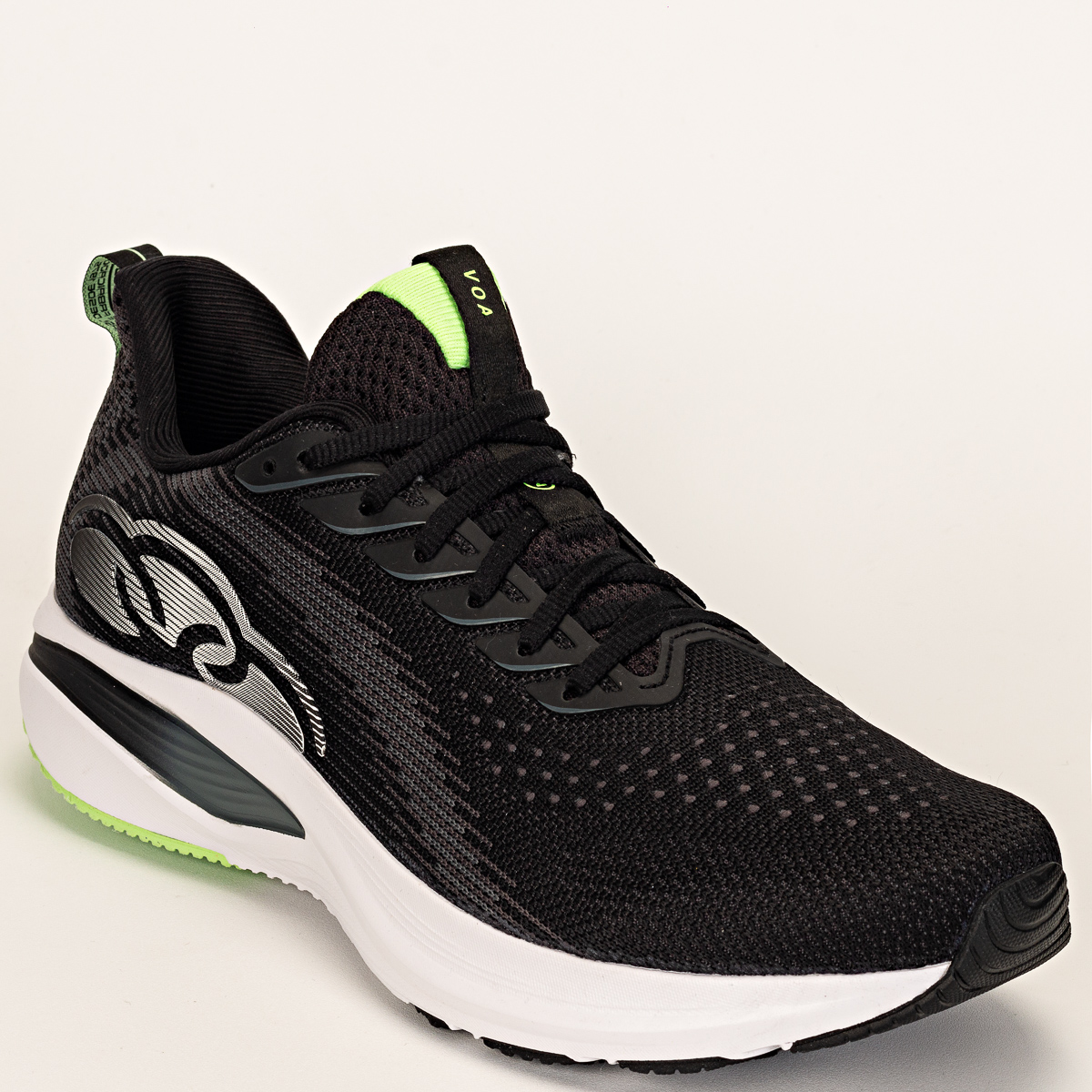 Tênis Olympikus Voa 2 Masculino Corrida - Caminhada - Preto/Verde
