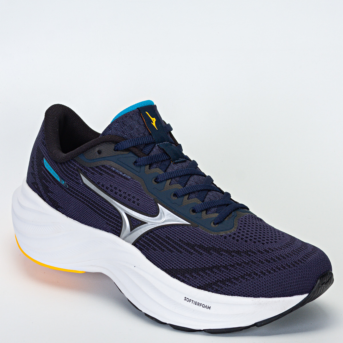 Tênis Mizuno Goya 3 Masculino Corrida - Caminhada - Marinho/Branco