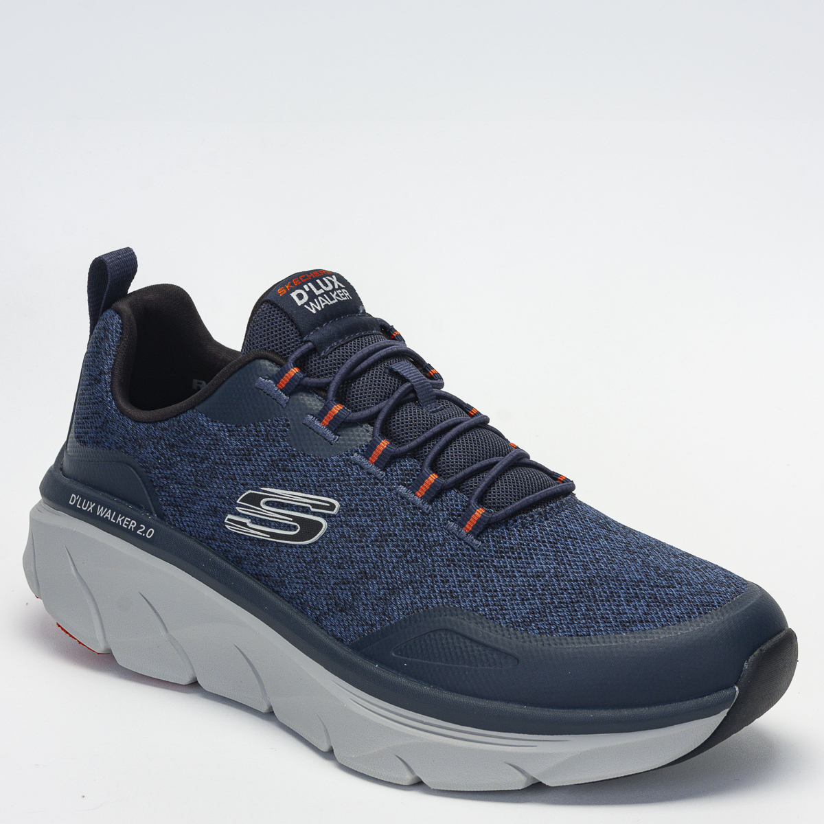 Tênis Skechers D Lux Walker 2.0 - Steadyway Masculino Casual - Marinho/Cinza