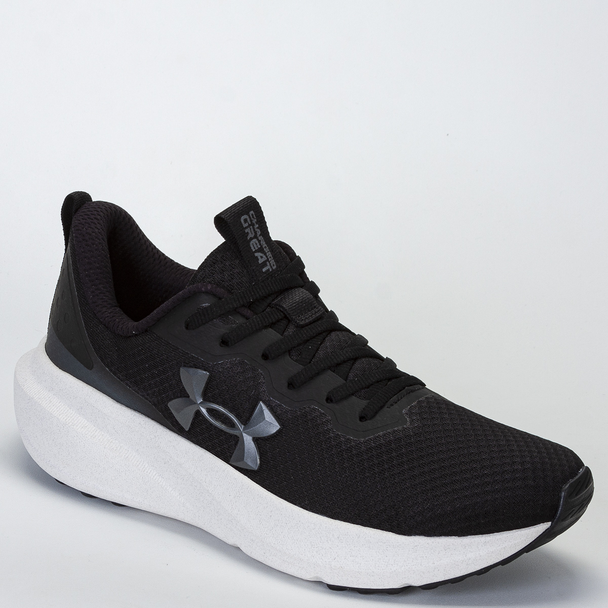 Tênis Under Armour Ch Great Masculino Caminhada - Preto/Branco