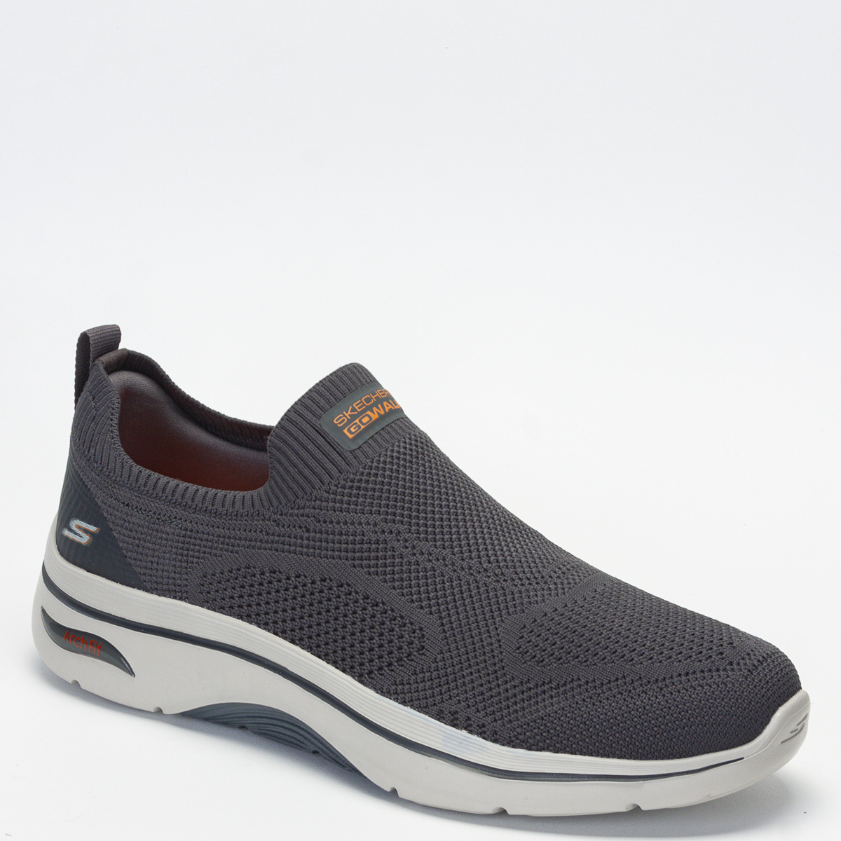 Tênis Skechers Go Walk Arch Fit 2.0 - Knitted Relief Masculino Casual - Cinza