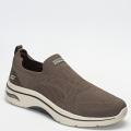 Tênis Skechers Go Walk Arch Fit 2.0 - Knitted Relief Masculino Casual - Castanho
