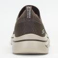 TĂȘnis Skechers Go Walk Arch Fit 2.0 - Knitted Relief Masculino Casual - Castanho