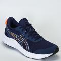 Tênis Asics Jolt 5 Masculino Corrida - Caminhada - Azul Escuro/Laranja