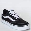 Tênis Vans Brooklyn Ls Feminino Casual - Preto/Branco