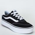 Tênis Vans Brooklyn Ls Platform Feminino Casual - Preto/Branco