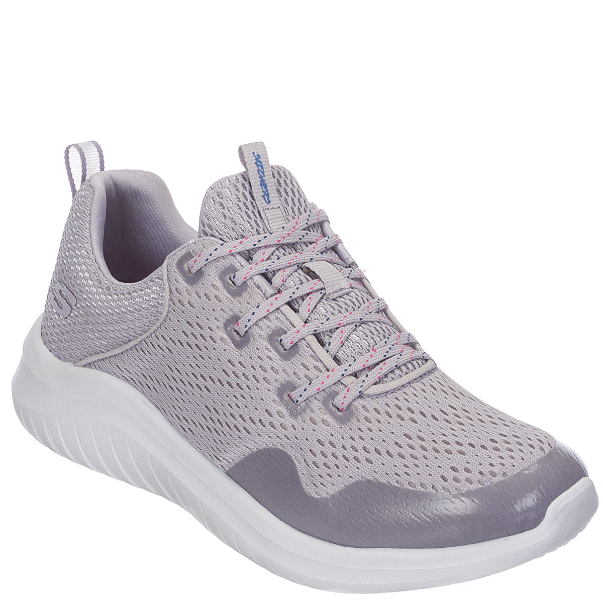 Tênis Skechers Ultra Flex 2.0 Hig Feminino Corrida - Caminhada - Lilás/Branco