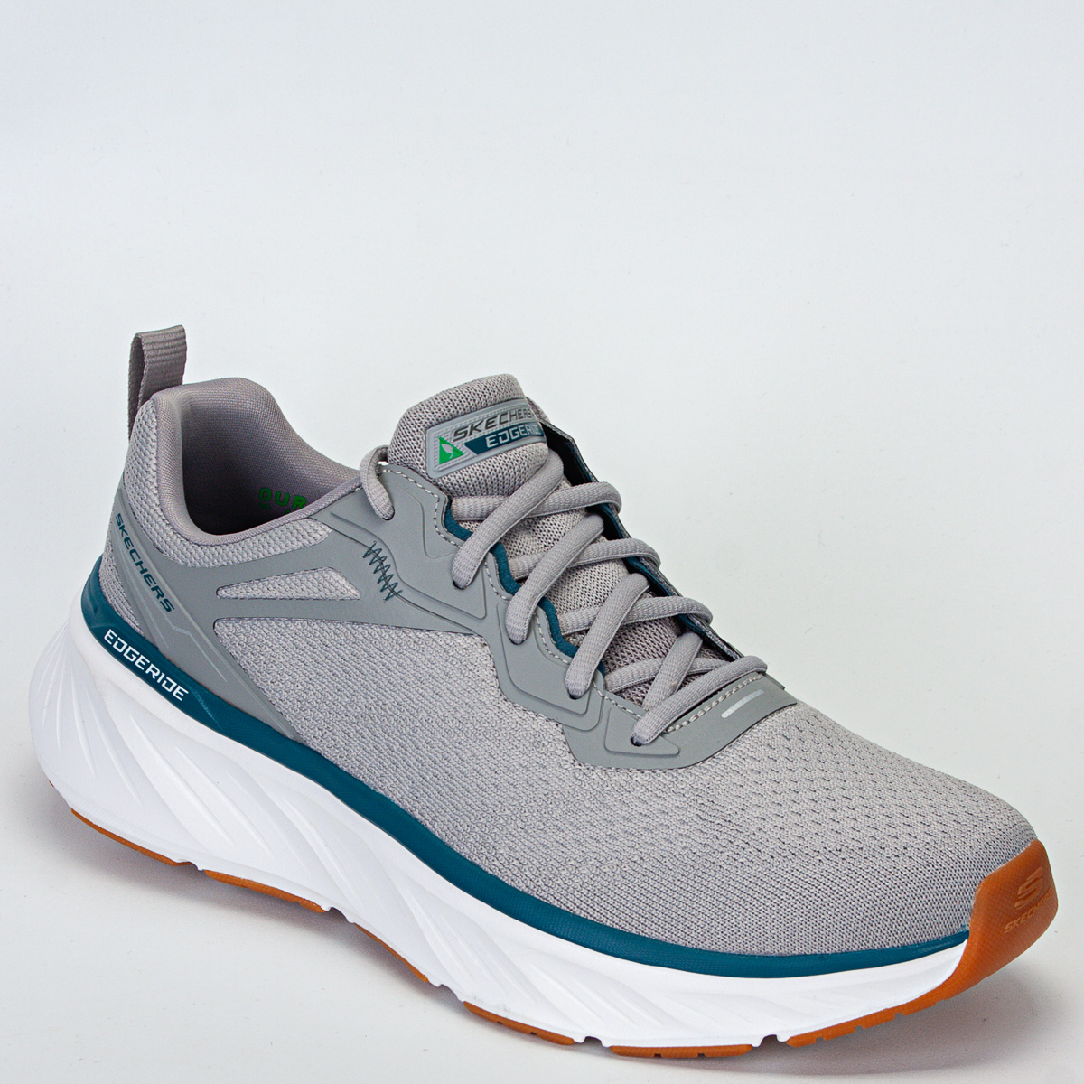 Tênis Skechers Edgeride - Exxo Masculino Corrida - Caminhada - Cinza/Branco