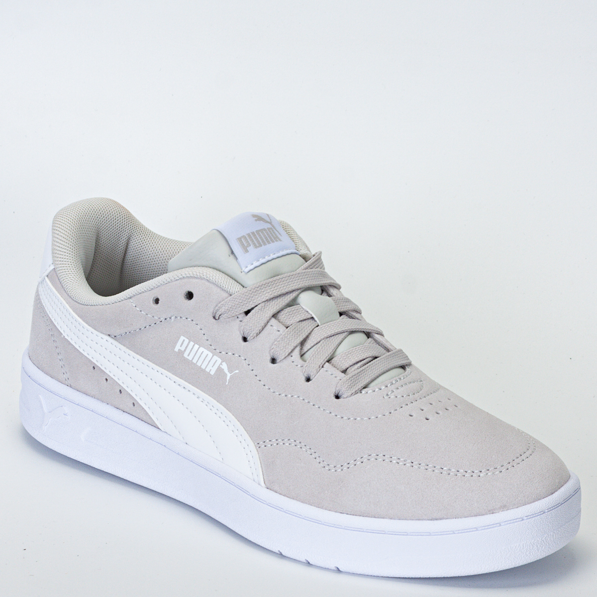 Tênis Puma Court Lally Sd Feminino Casual - Cinza/Branco