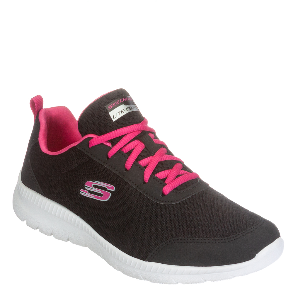 Tênis Skechers Bountiful Be Kind Feminino Caminhada - Preto/Pink