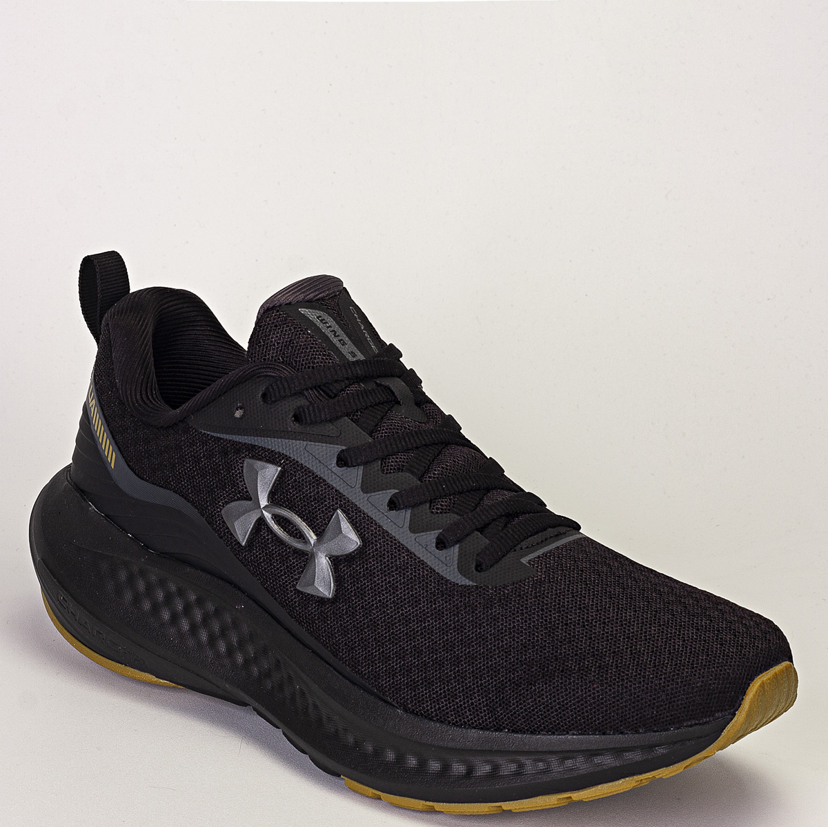 Tênis Under Armour Charged Wing Se Masculino Corrida - Caminhada - Preto/Grafite